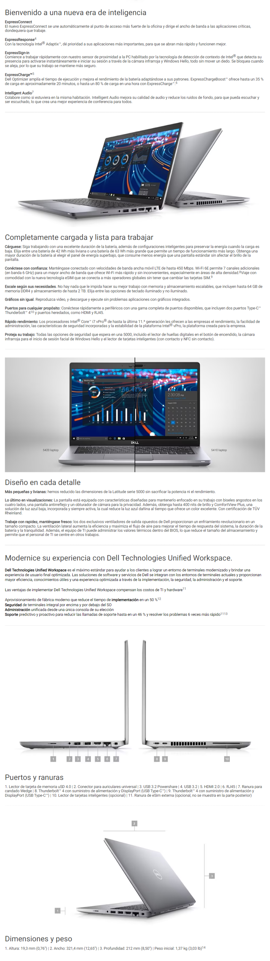 Dell Latitude 5420 Reconditionné – I5, 8 Go RAM, SSD 256 Go, 14'' FHD