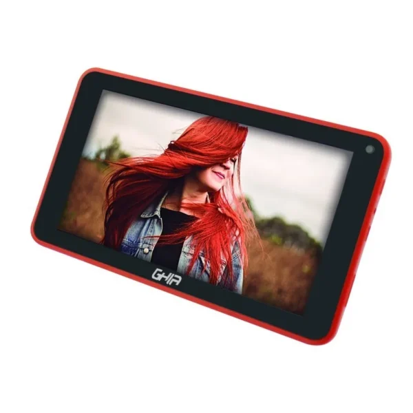 Tablet GHIA A7 Wifi / 7” / A133 Quad Core / Android 11 / RAM 1GB / Almacenamiento 16GB / Bluetooth / FRONTAL 0.3MP, TRASERA 2MP / Rojo / GA7133R - Image 3
