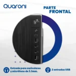 Gabinete QUARONI QCMT-06 / Micro ATX / No Incluye Ventiladores / Negro / QCMT-06 - Image 5
