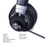 Diadema TECHZONE TZDIBT01 / Monoaural / Inalámbrica / Bluetooth 5.0 / Hasta 10 Metros / Negro / TZDIBT01 - Image 6