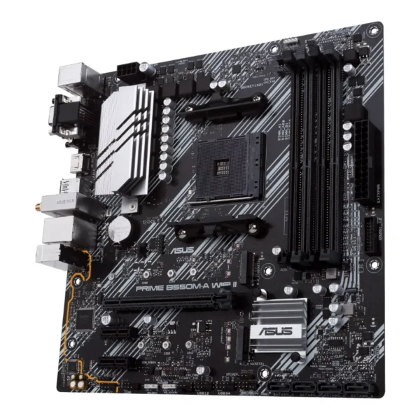 Tarjeta Madre Asus PRIME B550M-A WIFI II / Socket AM4 / 128GB X4 Ddr4 4866Mhz / Hdmi, Vga / Pcie-4.0 / M.2 / Wifi6 / MICRO ATX - Image 4