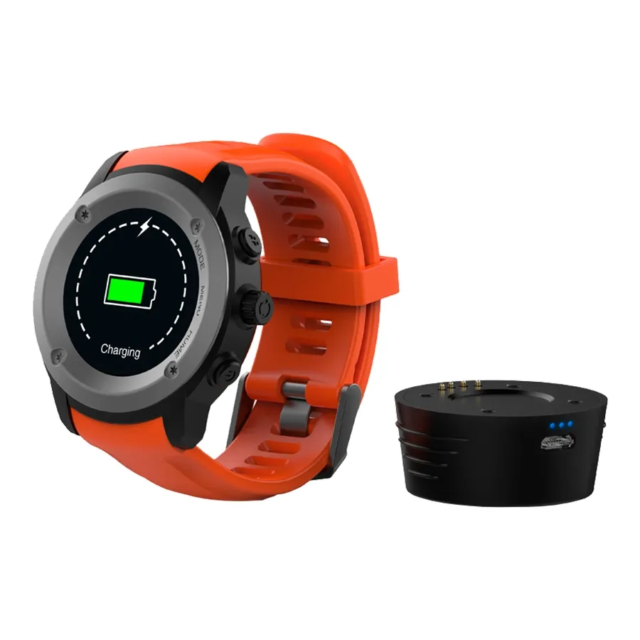 Smart Watch Ghia Draco GAC 141 Touch 1.3 Pantalla Bluetooth 4.0 GPS WhatsApp Android 7.1 iOS 8 Superior Pulso Cardiaco Resistente Al Agua Negro HarTunning