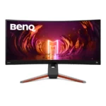 Monitor Curvo BENQ Mobiuz / 34" / 3440 X 1440 WQHD / VA / 144Hz / 1MS / Hdmi , Dp / Eyecare, Free-Sync / Gris