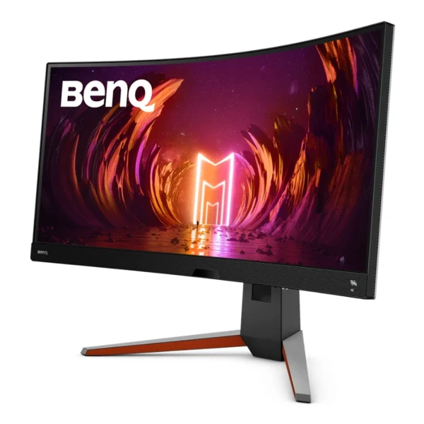 Monitor Curvo BENQ Mobiuz / 34" / 3440 X 1440 WQHD / VA / 144Hz / 1MS / Hdmi , Dp / Eyecare, Free-Sync / Gris - Image 3