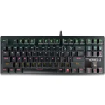 Teclado Gamer Mecánico GAMDIAS HERMES E2 RGB / Switch Blue / Alámbrico / Usb / Anti-ghosting / Ingles / Negro - Image 2