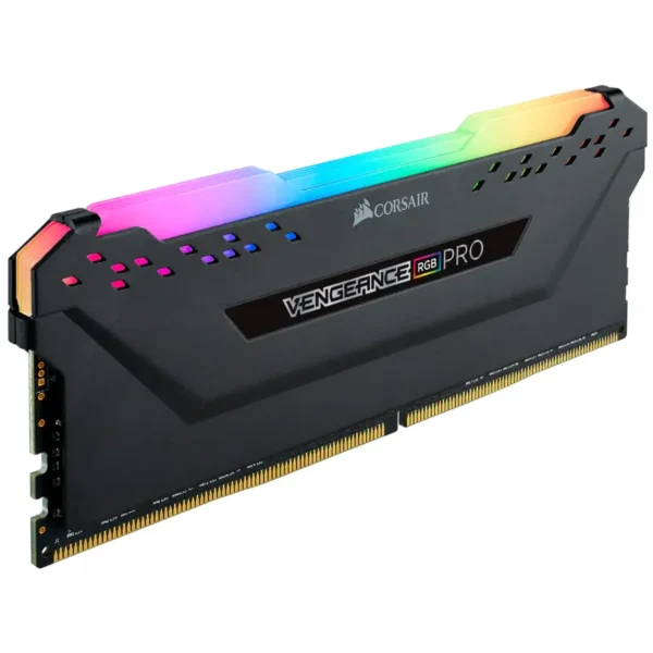 Memoria RAM CORSAIR Vengeance Rgb Pro / 8GB / 3200MHz* OC DDR4 / CL16 / Negro / CMW8GX4M1Z3200C16 - Image 1