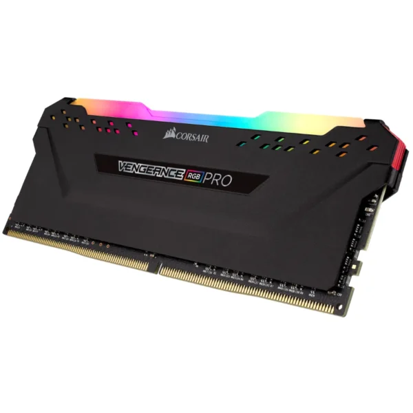 Memoria RAM CORSAIR Vengeance Rgb Pro / 8GB / 3200MHz* OC DDR4 / CL16 / Negro / CMW8GX4M1Z3200C16 - Image 3