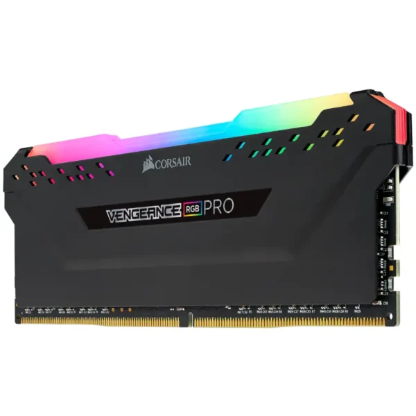 Memoria RAM CORSAIR Vengeance Rgb Pro / 8GB / 3200MHz* OC DDR4 / CL16 / Negro / CMW8GX4M1Z3200C16 - Image 2