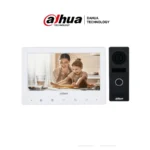 Kit Videoportero DAHUA DHI-KTA02M / Pantalla 7" / Botones Touch / Frente De Calle / Alámbrico / 1.3MP / IK07 / IP66 / Blanco Con Negro