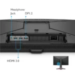 Monitor BENQ MOBIUZ EX2510S / 24.5" / Full HD 1920 x 1080 / IPS / 1MS / 165Hz / HDMI, DisplayPort / Eye Care / Negro - Image 7
