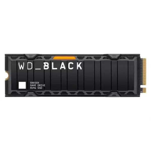 Unidad SSD M.2 NVME WESTERN DIGITAL WD BLACK SN850X 1TB / PCIe 4.0 / Lectura 7300MB/s / Escritura 6600MB/seg / Con Disipador Negro / WDS100T2XHE - Image 1