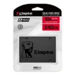 Unidad De Estado Solido SSD KINGSTON Technology A400 240GB / 2.5″ / SATA III / 6 Gbit/S / Lectura 500MB/S / Escritura 350MB/S / SA400S37/240G