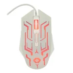 Mouse VORTRED Rgb Tipo Rainbo / Alámbrico / Usb / Hasta 3600 Dpi / 6 Botones / Cable 1.4 Metros / Blanco / V-930587 - Image 2