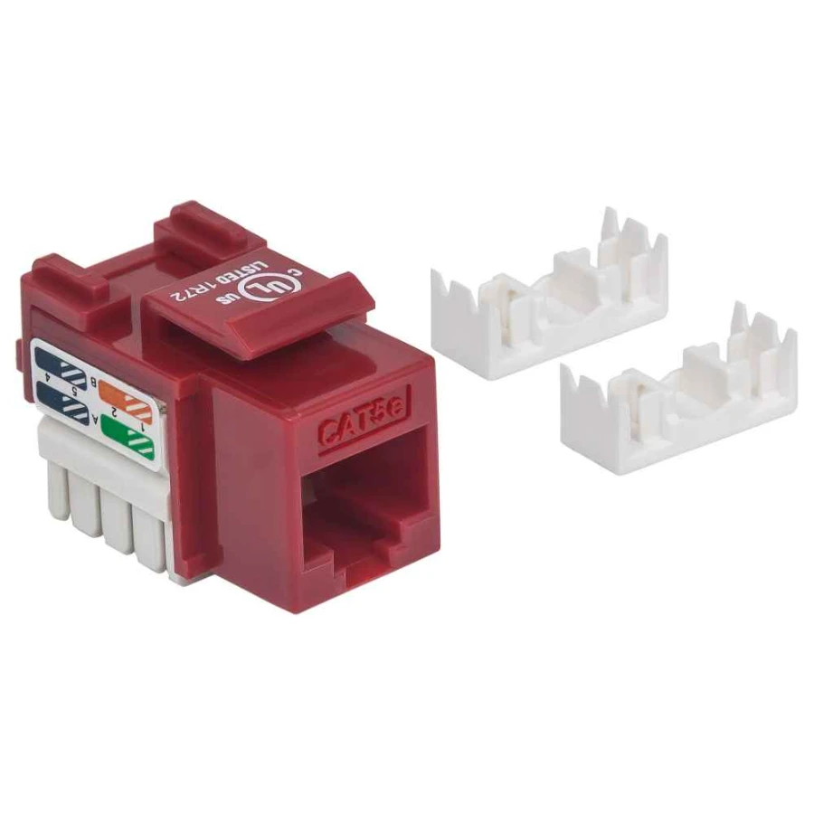 intellinet CAT5E KEYSTONE JACK ROJO UTP PUNCH-DOWN