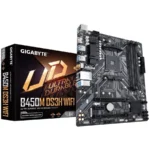 Tarjeta Madre B450M DS3H WIFI (rev. 1.x) / S-AM4 Ryzen / Micro ATX / x4 Ddr4 128GB 3600MHz / HDMI / M.2 PCIe x4 / USB 3.2, 2.0 / RGB 5V