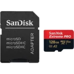 Micro SDXC SANDISK Extreme PRO / 128GB / Clase 10 / UHS-I / Lectura 200MB/s, Escritura 90MB/s / Con Adaptador - Image 3