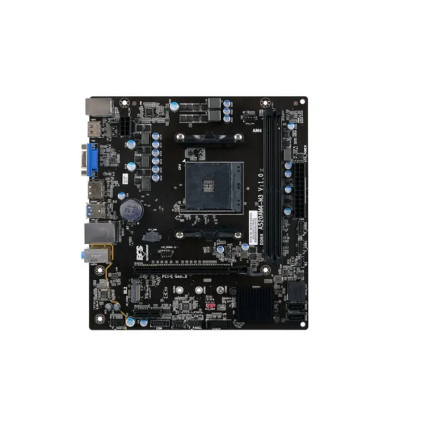 Tarjeta Madre ECS A520am4-M3d / Socket Am4 / Micro Atx / x2 Ddr4 64GB 3200MHz / Vga, Hdmi, Dp / M.2 / Usb 3.2, 2.0 - Image 1