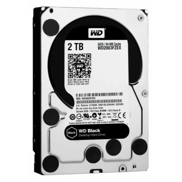 Disco Duro Interno WESTERN DIGITAL GAMER / 2TB / 3.5” / SATA III / 64MB Cache / 7200Rpm / Alto Rendimiento / WD2003FZEX - Image 1