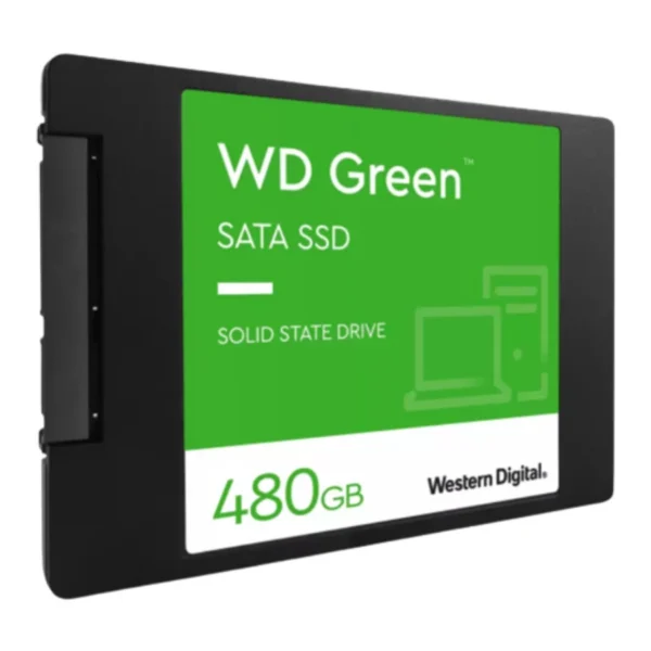 Unidad De Estado Solido SSD Western Digital Green 480GB / SATA III / 6 Gbit/S / Lectura 545 Mb/S / 2.5" / WDS480G3G0A - Image 2