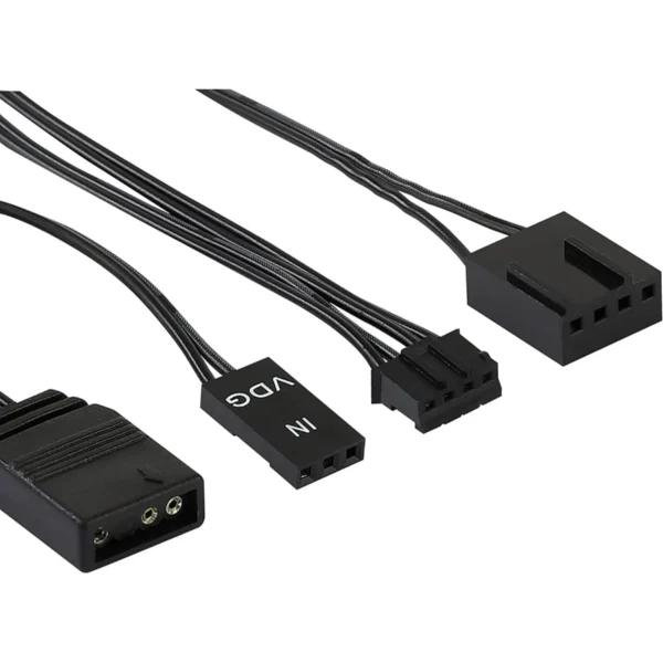 Kit De 3 Ventiladores AEROCOOL EDGE 14 PRO RGB / 800 RPM / 140MM / 35.4 CFM / 19.7DB(A) / 6 Pines / Negro - Image 6
