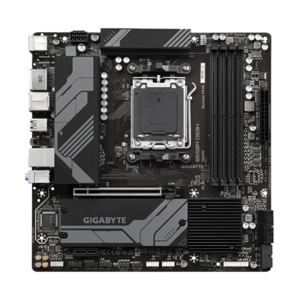 Tarjeta Madre GIGABYTE B650M DS3H / Socket AM5 / X4 DDR5 128GB 6400Mhz / Hdmi, Dp / M.2 PCIe 4.0 / USB 3.2, 2.0 / Micro ATX - Image 2
