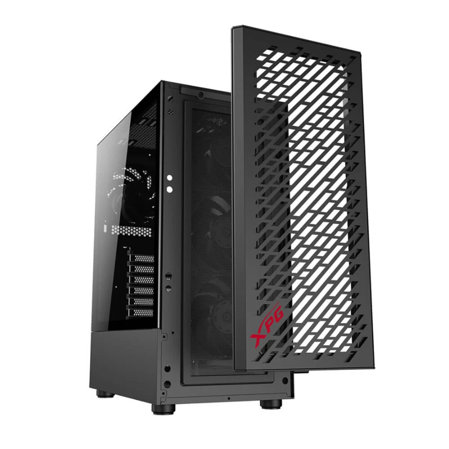 77c1e7ffc8116cbab0b9c89966abcb1d Gabinete XPG VALOR AIR / ATX / Vidrio Templado / 4 Vent. Incluidos / USB 3.2 / Negro - Image 3