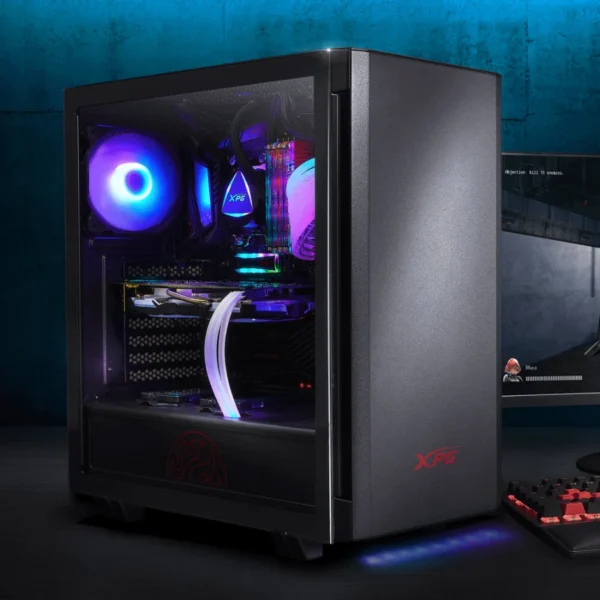 Gabinete XPG Invader Black / ATX / 2 Ventiladores Incluidos / Cristal Templado / Usb 3.0 / Negro - Image 5