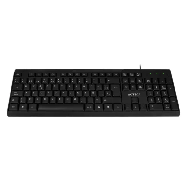 Teclado ACTECK TA210 / Alámbrico / USB / Español / 1.5 Metros / Negro - Image 1