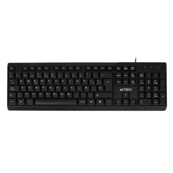 Teclado ACTECK TA210 / Alámbrico / USB / Español / 1.5 Metros / Negro - Image 3