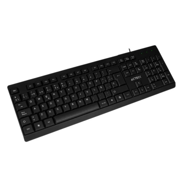 Teclado ACTECK TA210 / Alámbrico / USB / Español / 1.5 Metros / Negro - Image 2
