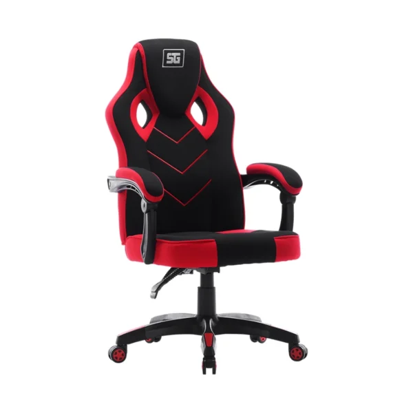 Silla Gamer Vorago Start The Game CGC301-RD / Tela Automotriz / Respaldo Reclinable 135° / Hasta 120Kg / Pistón Clase 2 / Ruedas de ABS / Rojo Con Negro - Image 4
