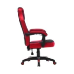 Silla Gamer Vorago Start The Game CGC301-RD / Tela Automotriz / Respaldo Reclinable 135° / Hasta 120Kg / Pistón Clase 2 / Ruedas de ABS / Rojo Con Negro - Image 5