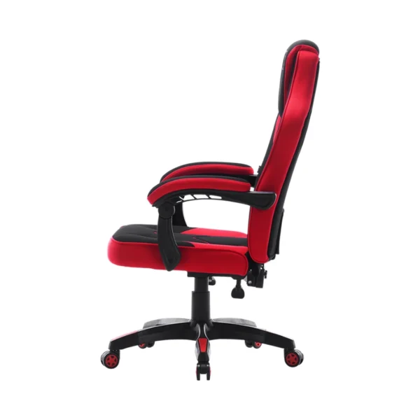 Silla Gamer Vorago Start The Game CGC301-RD / Tela Automotriz / Respaldo Reclinable 135° / Hasta 120Kg / Pistón Clase 2 / Ruedas de ABS / Rojo Con Negro - Image 6
