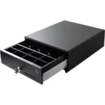 Cajón De Dinero EC-LINE EC-G5100-II / Con Llave / 5.4kg / Compartimiento Para 4 Billetes Y 8 Monedas De Distinta Denominación / RJ11 / Negro