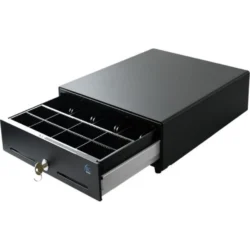Cajón De Dinero EC-LINE EC-G5100-II / Con Llave / 5.4kg / Compartimiento Para 4 Billetes Y 8 Monedas De Distinta Denominación / RJ11 / Negro