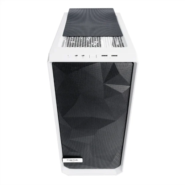 Gabinete FRACTAL Design Meshify C / ATX / Vidrio Templado / 2 Ventiladores Incluidos / USB 3.0 / Blanco Con Negro - Image 8