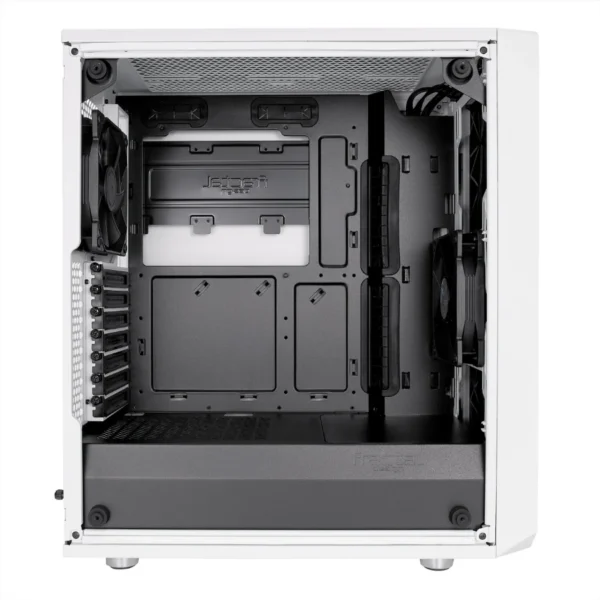 Gabinete FRACTAL Design Meshify C / ATX / Vidrio Templado / 2 Ventiladores Incluidos / USB 3.0 / Blanco Con Negro - Image 9