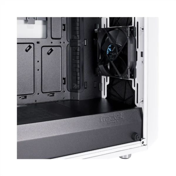Gabinete FRACTAL Design Meshify C / ATX / Vidrio Templado / 2 Ventiladores Incluidos / USB 3.0 / Blanco Con Negro - Image 11