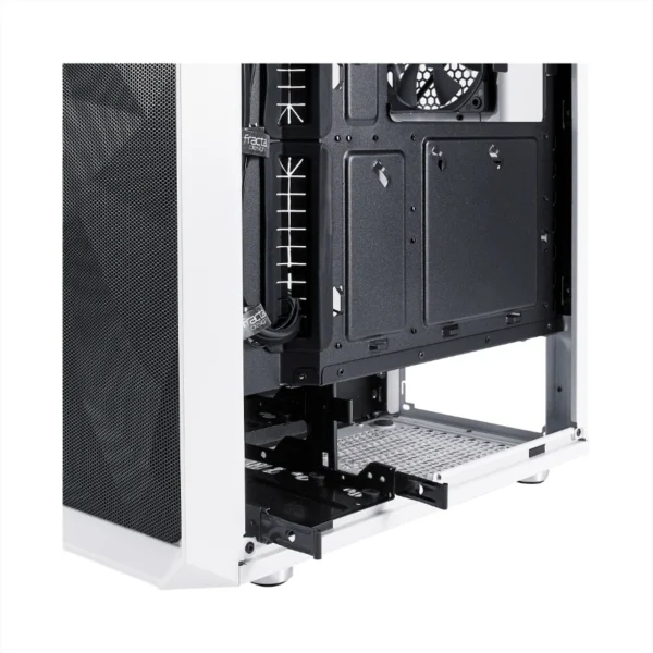 Gabinete FRACTAL Design Meshify C / ATX / Vidrio Templado / 2 Ventiladores Incluidos / USB 3.0 / Blanco Con Negro - Image 14