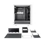 Gabinete FRACTAL Design Meshify C / ATX / Vidrio Templado / 2 Ventiladores Incluidos / USB 3.0 / Blanco Con Negro - Image 21