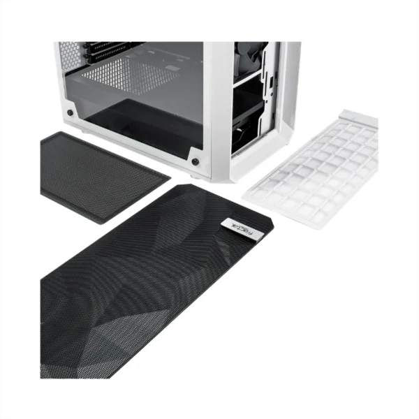 Gabinete FRACTAL Design Meshify C / ATX / Vidrio Templado / 2 Ventiladores Incluidos / USB 3.0 / Blanco Con Negro - Image 20