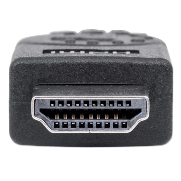 Cable HDMI MANHATTAN / Alta Velocidad 4K 30Hz / Macho A Macho / Blindado / 1.8 metros / Negro / 306119 - Image 3