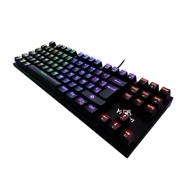 Teclado Gamer YEYIAN Spark Serie 2000 Rgb / Mecánico / Switch Red / Alámbrico / USB / Español / Negro - Image 2