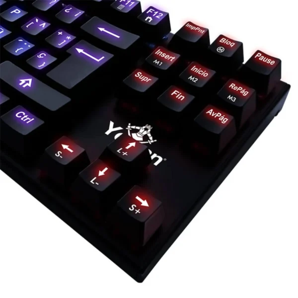 Teclado Gamer YEYIAN Spark Serie 2000 Rgb / Mecánico / Switch Red / Alámbrico / USB / Español / Negro - Image 5