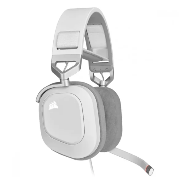Diadema CORSAIR HS80 RGB / Alámbrico / USB / Micrófono Omnidireccional / Blanco - Image 2