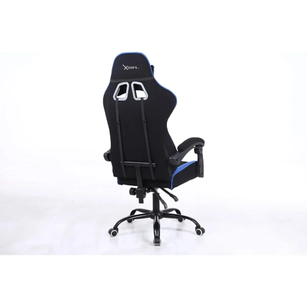 Silla Gamer XZEAL XZ20 / Pistón Clase 3 / Soporte Lumbar / 165° De inclinación / Hasta 150kg / Negro Con Azul - Image 5