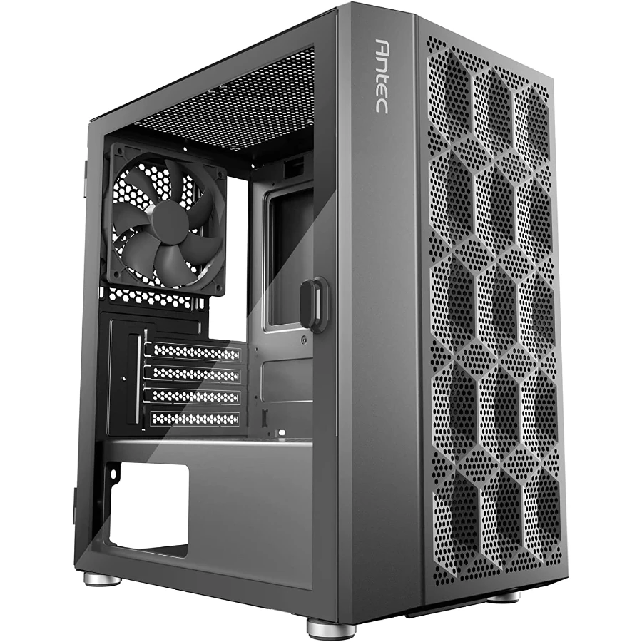 71Ur3hbekVL._AC_SL1500_ Gabinete ANTEC NX200 / Micro-ATX / Cristal, Templado / 1 Ventilador Incluido / Usb 2.0, 3.0 / Negro - Imagen 1