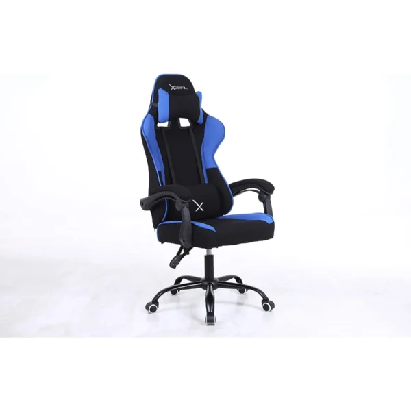 Silla Gamer XZEAL XZ20 / Pistón Clase 3 / Soporte Lumbar / 165° De inclinación / Hasta 150kg / Negro Con Azul - Image 2