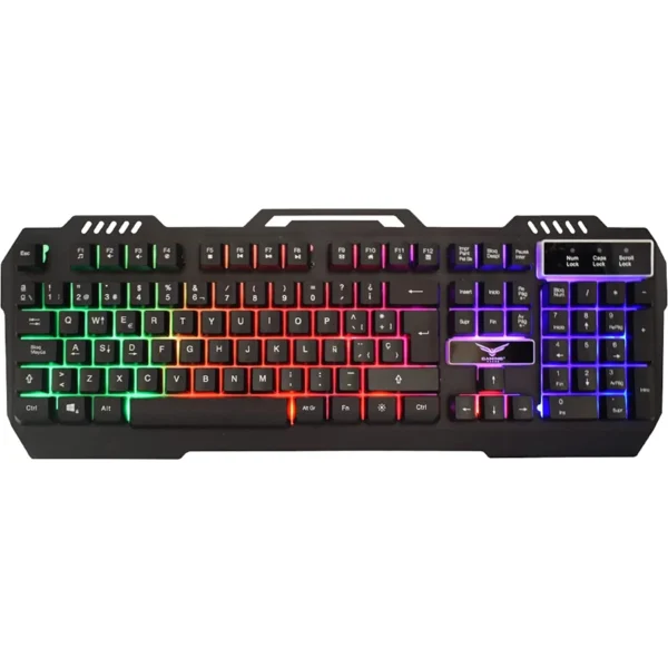 Kit Gamer 4 En 1 NACEB NA-0925 / Teclado, Mouse, Diadema, Mousepad / Alámbrico / 3.5mm, USB / 2400 DPI /  6 Botones - Image 2