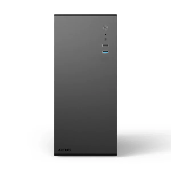 Gabinete Acteck Neuss GI480 / Micro-ATX / Inc. Fuente De Poder 450W / No incluye ventiladores / Negro - Image 3